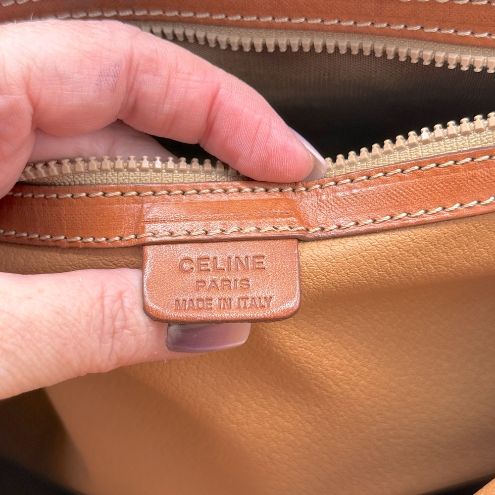 Brown Patterned Handbag - Picture 10 of 15